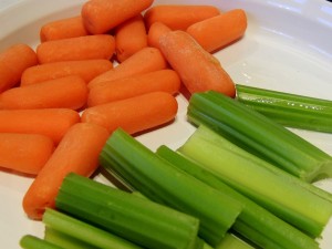 celery carrots