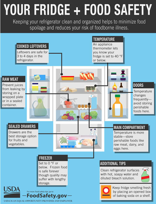 Refrigerator Storage What Goes Where Live Smart Ohio