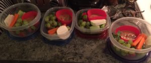 prepped meals