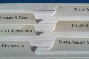 Recipe cards