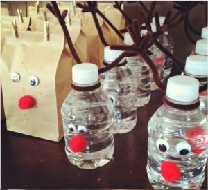 lunch bags and water bottles