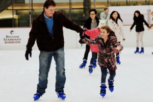 family ice skating