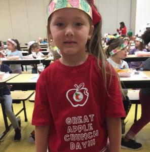 kid at Apple Crunch event