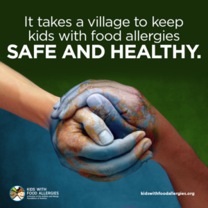 It takes a village to keep kids with food allergies safe and healthy.