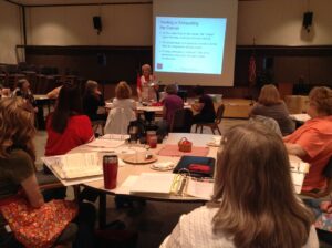 An FCS Educator leading a Canning class.